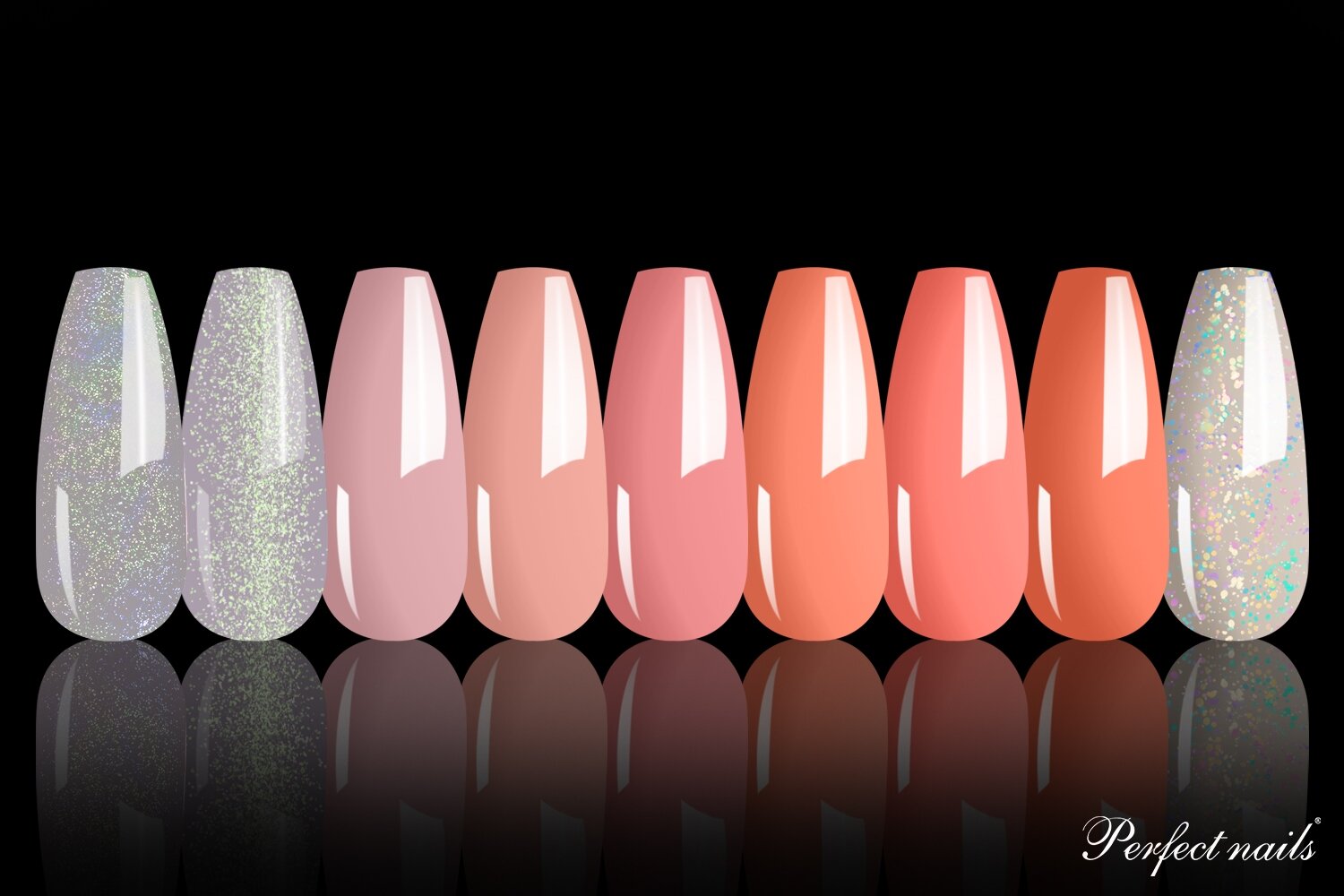 UV/LED geliniai lakai No.55 | 7ml x 9vnt