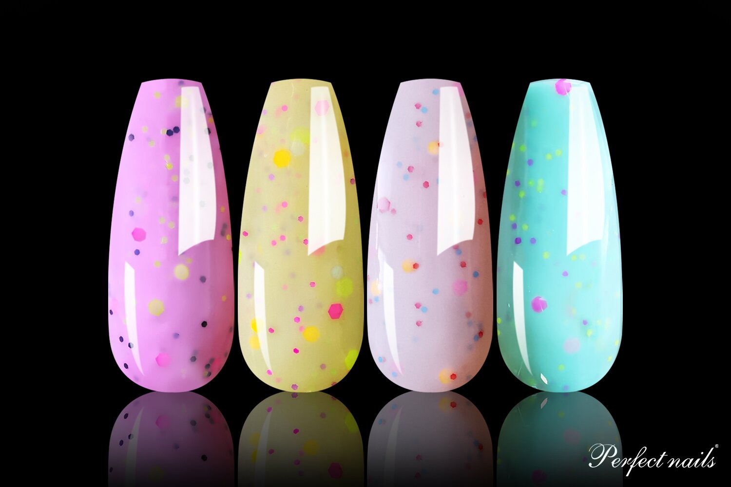 UV/LED geliniai lakai "Ice Cream" | 7ml x 4vnt
