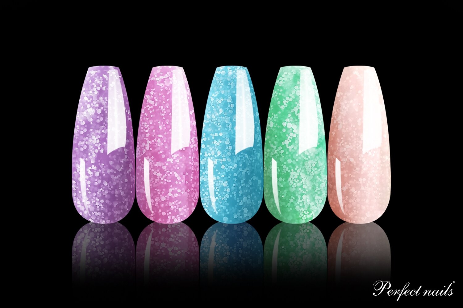 UV/LED geliniai lakai "Sweet Dots" | 7ml x 5vnt