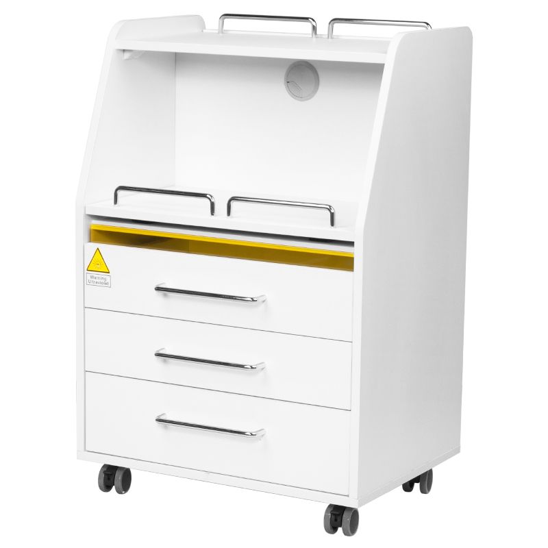Kosmetologinis vežimėlis-spintelė su UV sanitizatoriumi MOD 601