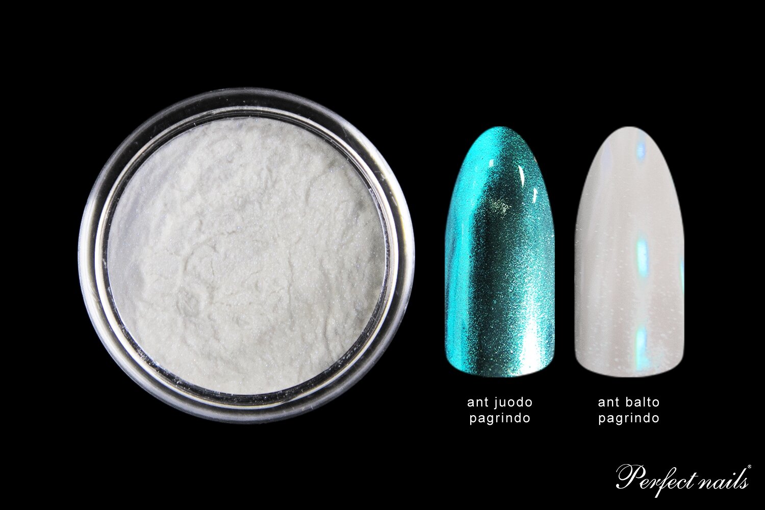 Chrome efekto pudra "Blue topaz"
