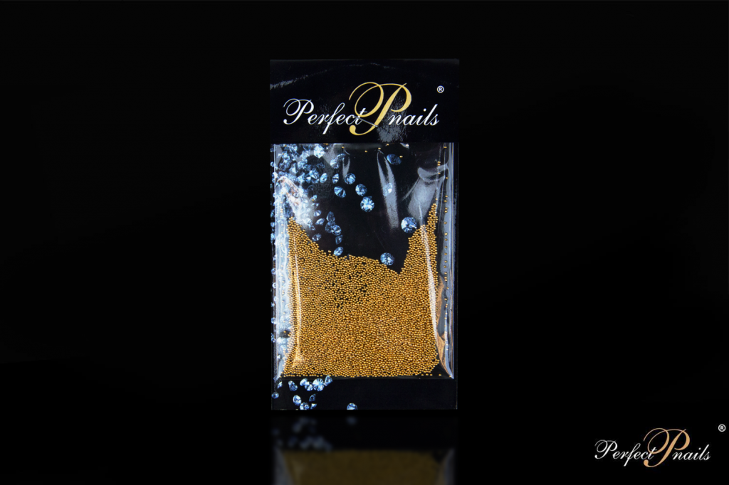 Karoliukai "Bubble Pix Gold"