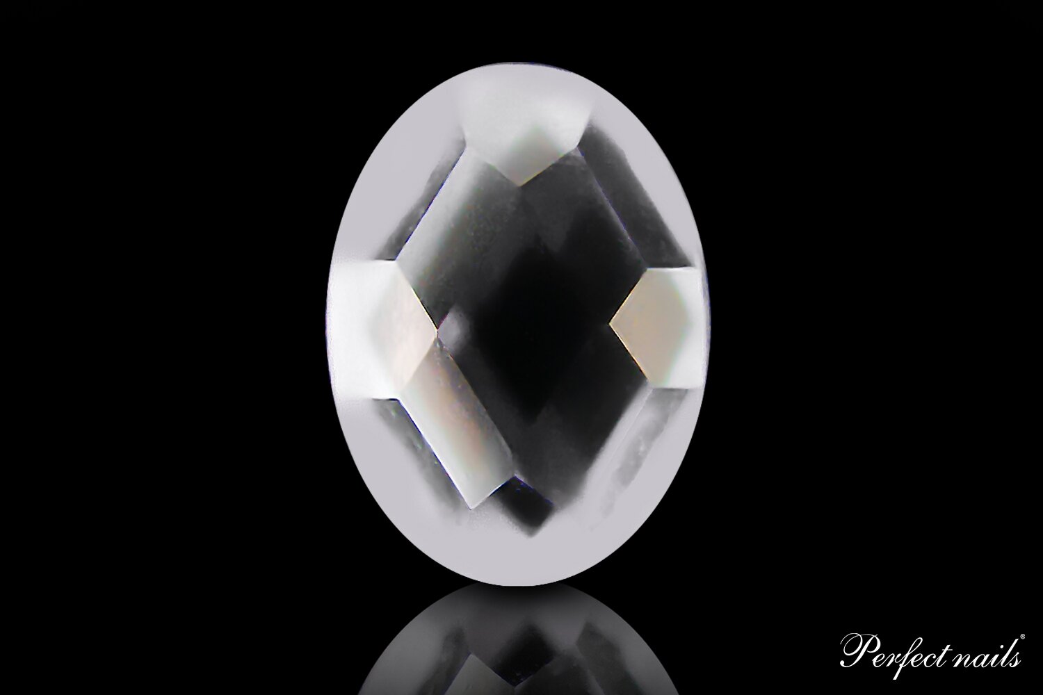 Kristalai "Oval White" | 1 vnt.