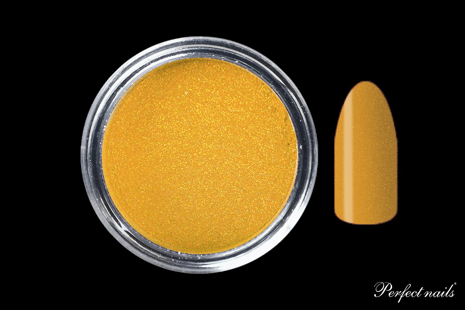 Pigmentinė pudra "Crystal Dark Yellow"