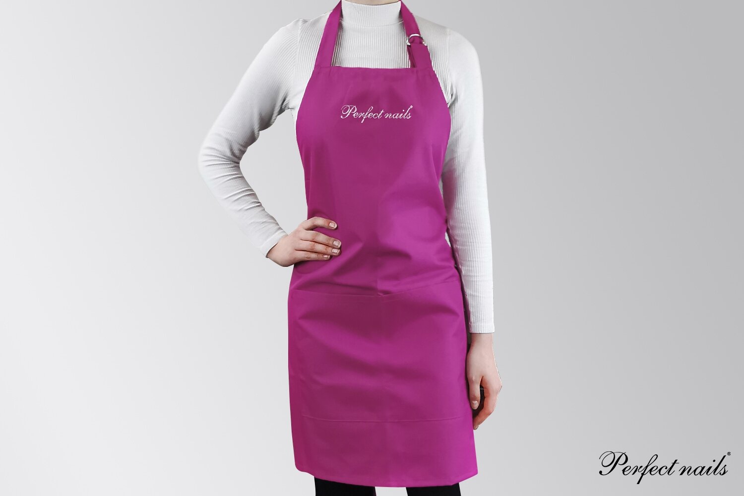 Prijuostė "Perfect Nails Bright Pink"