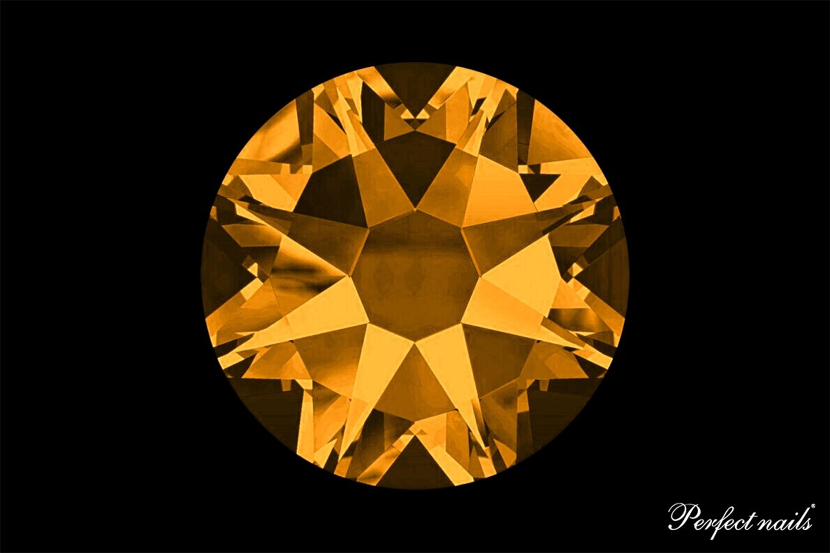 Swarovski kristalai "Topaz" | 50vnt.