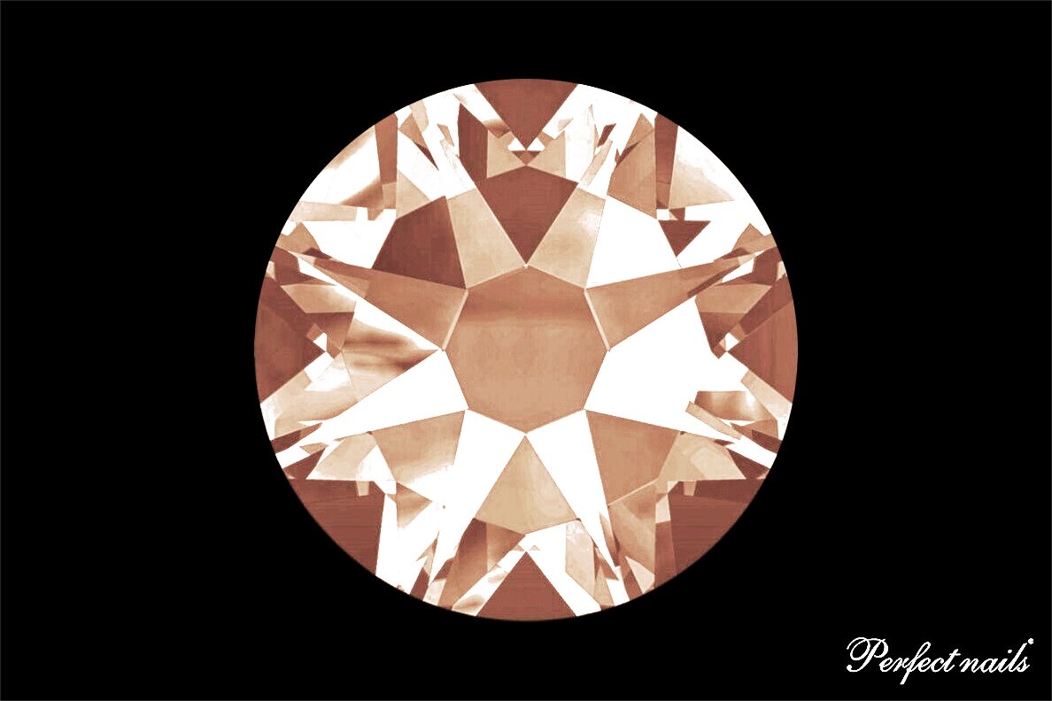 Swarovski kristalai "Rose Gold" | 50vnt.