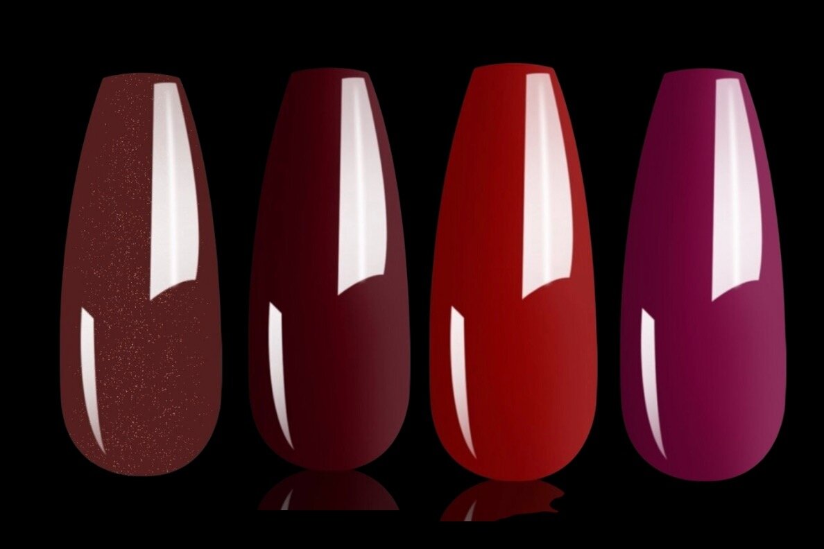 UV/LED geliniai lakai No.3 | 7ml x 4vnt.