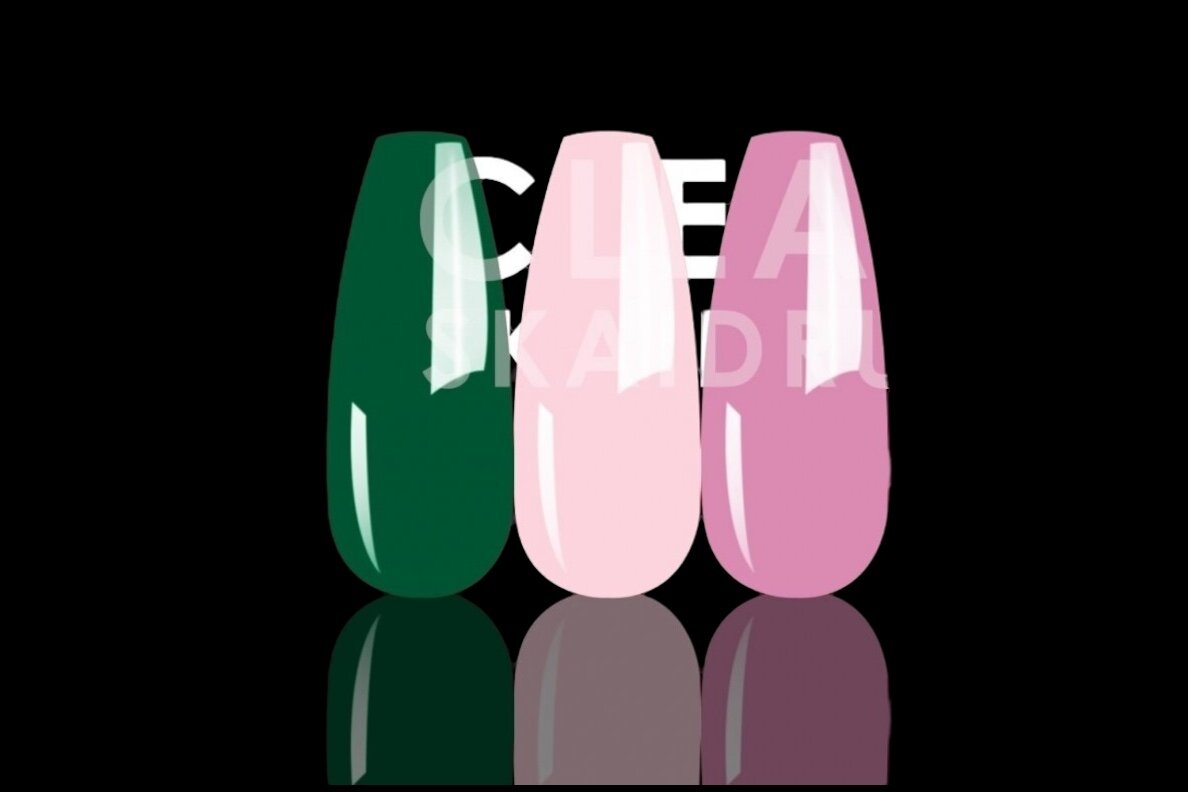UV/LED geliniai lakai No.50 | 7ml x 3vnt.