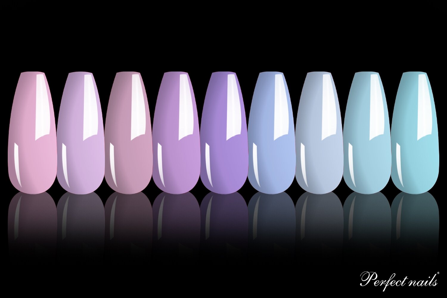 UV/LED geliniai lakai No.56 | 7ml x 9vnt.