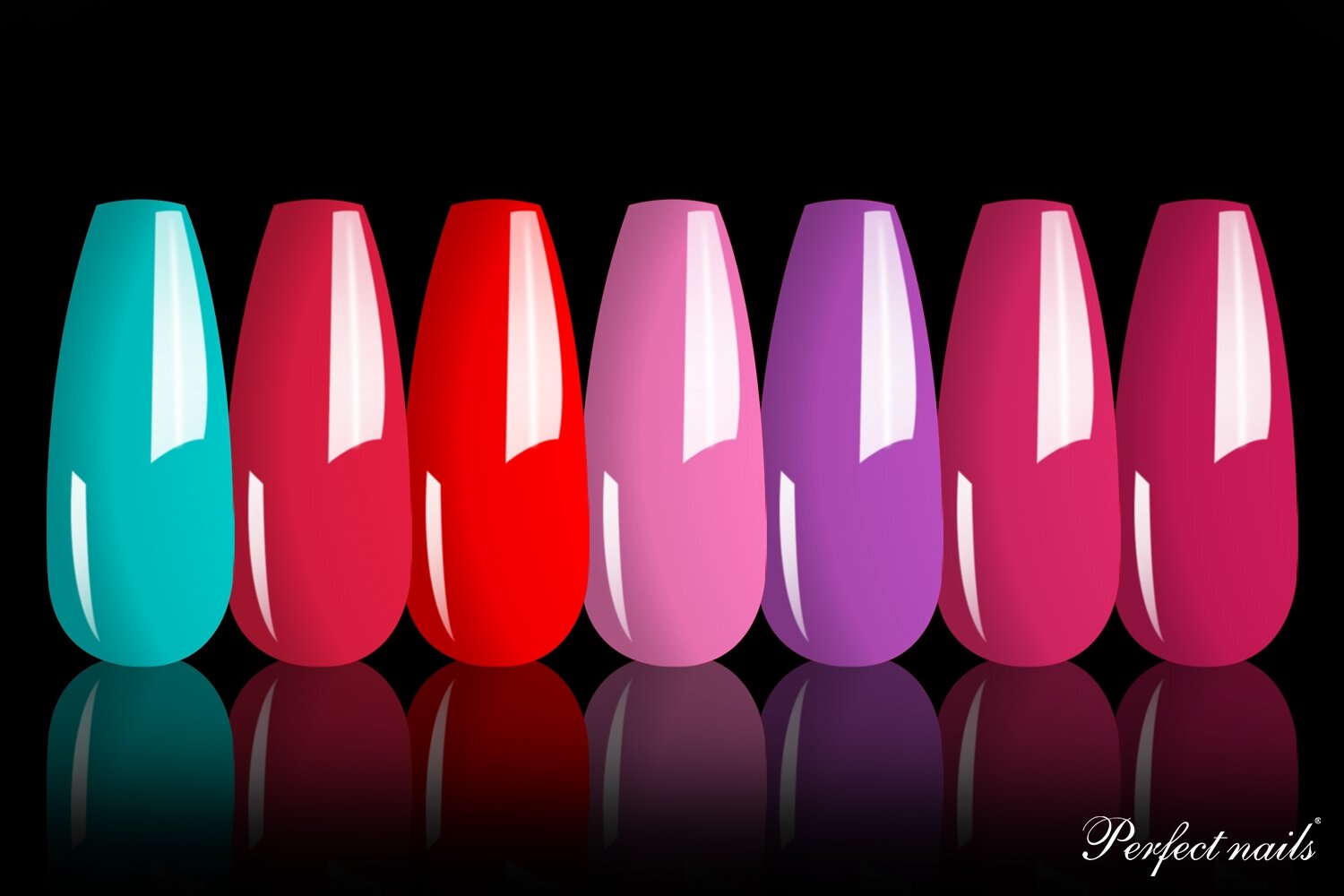 UV/LED geliniai lakai No.61 | 7ml x 7vnt.