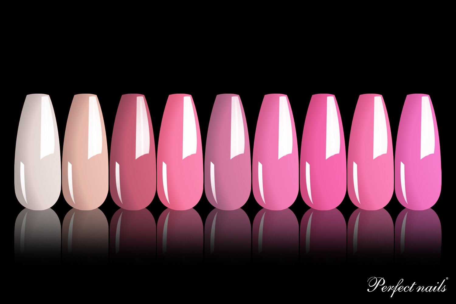 UV/LED geliniai lakai No.55 | 7ml x 9vnt.