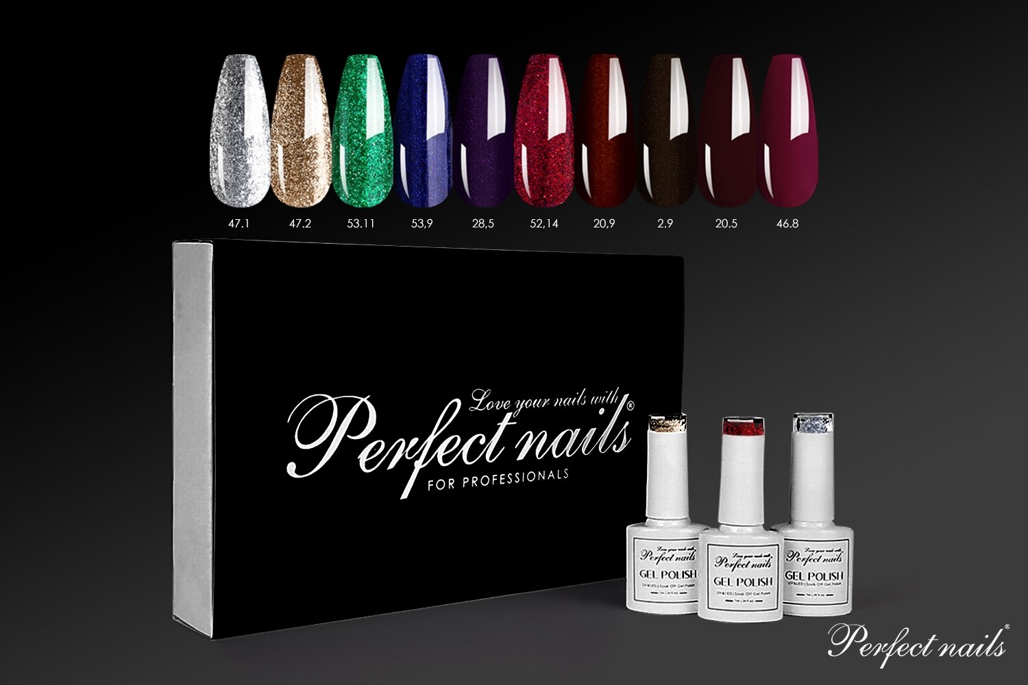 UV/LED geliniai lakai | 7ml x 10vnt