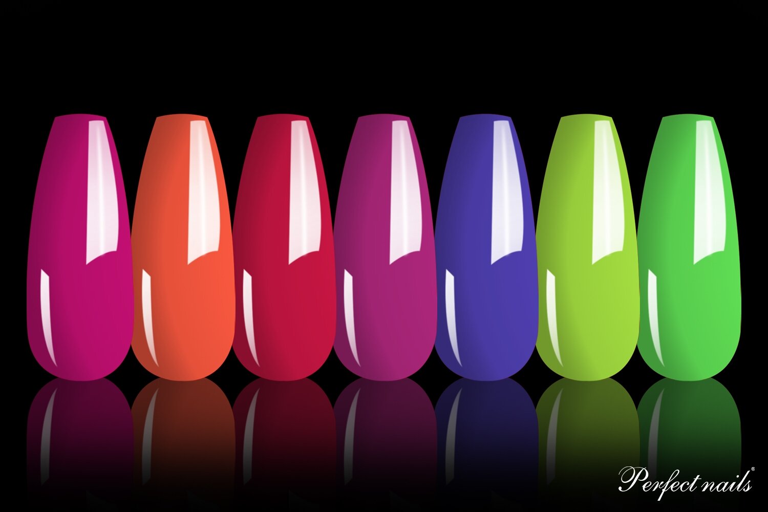 UV/LED geliniai lakai No.61 | 7ml x 7vnt.
