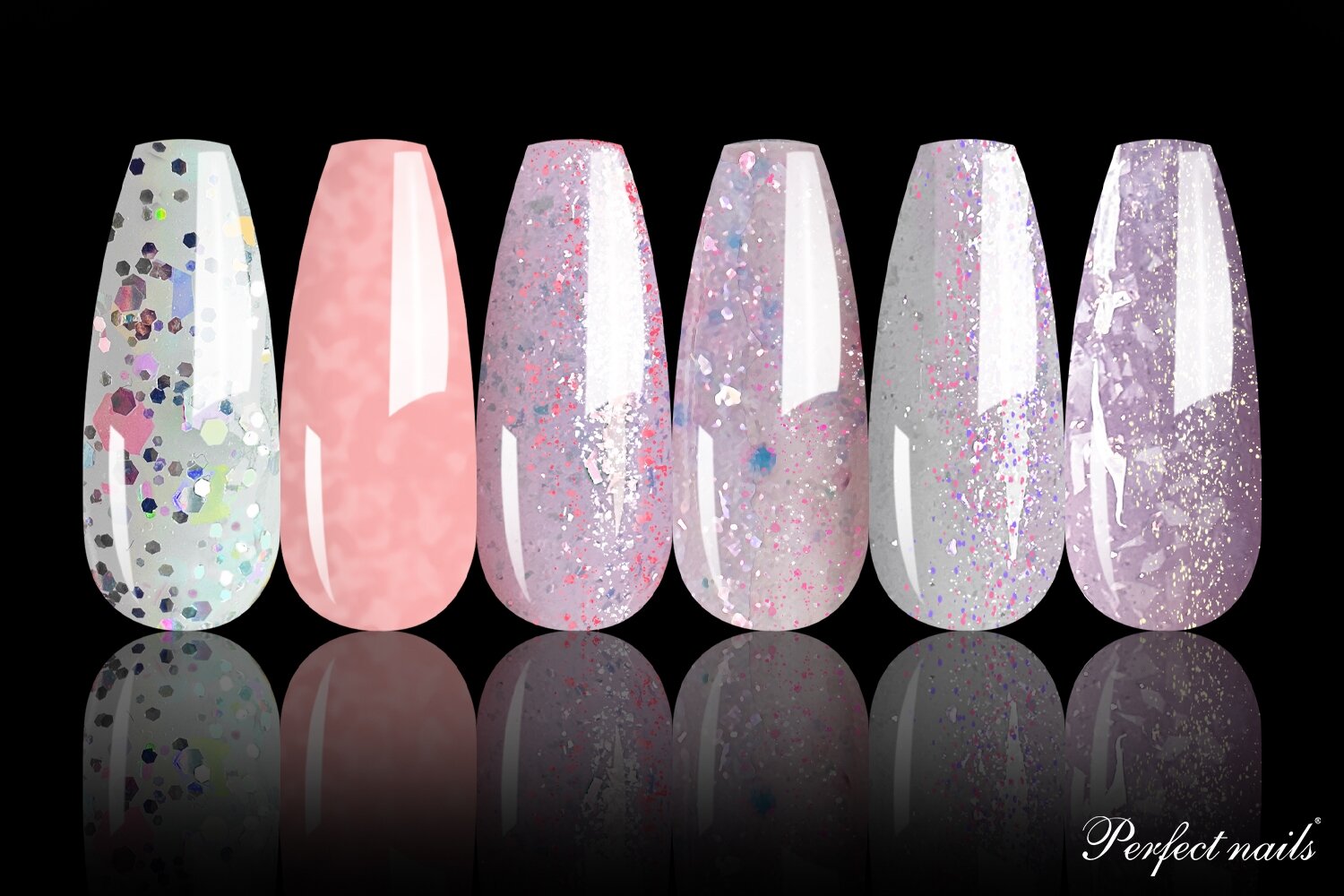 UV/LED geliniai lakai No.63 | 7ml x 6vnt.