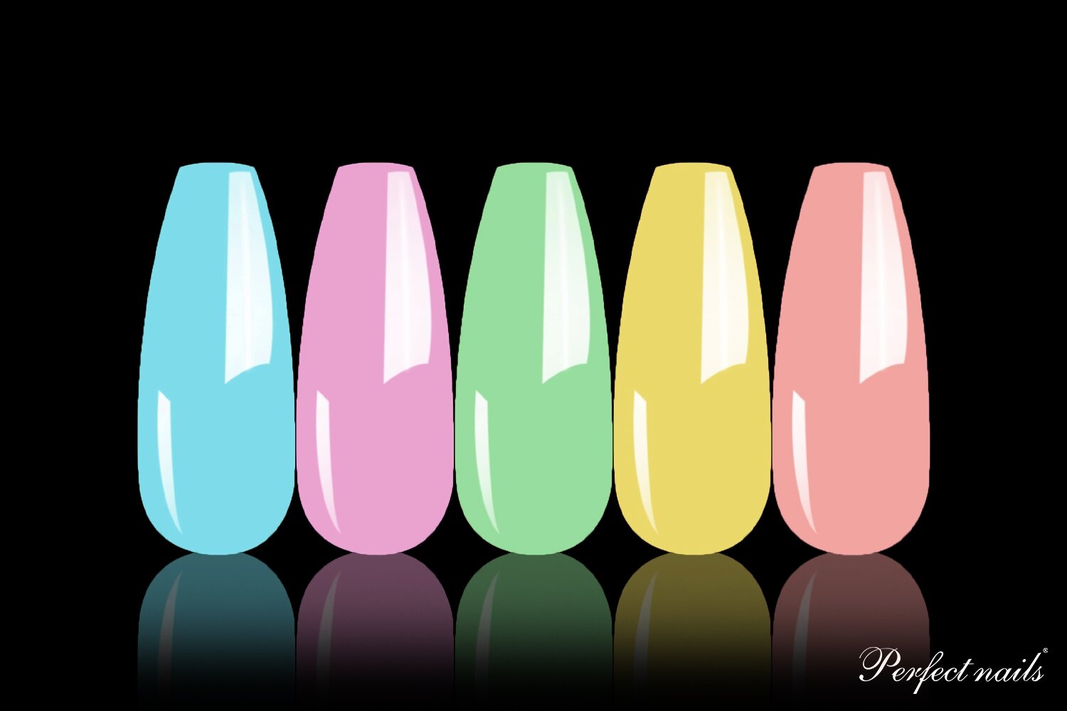 UV/LED geliniai lakai "Pavasaris" | 7ml x 5vnt