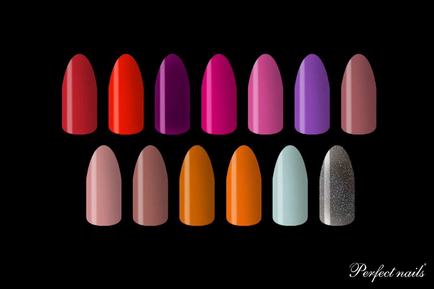 UV/LED geliniai lakai | 13vnt.x7ml
