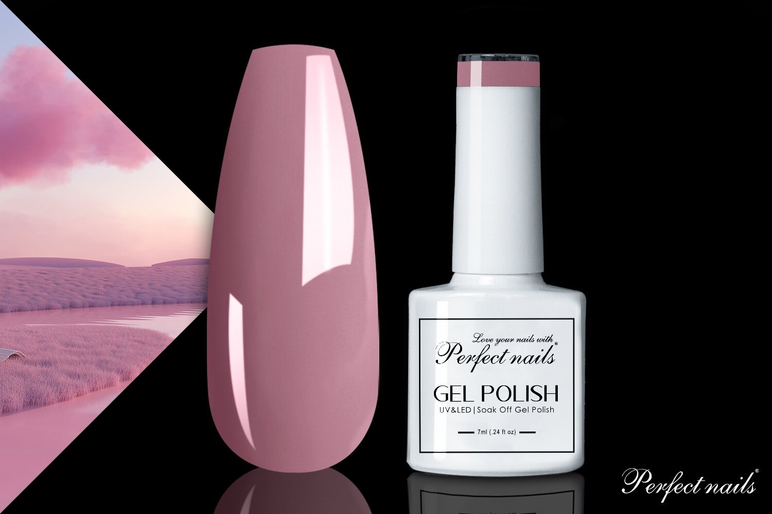 UV/LED gelinis lakas 6.6 Frech | 7ml