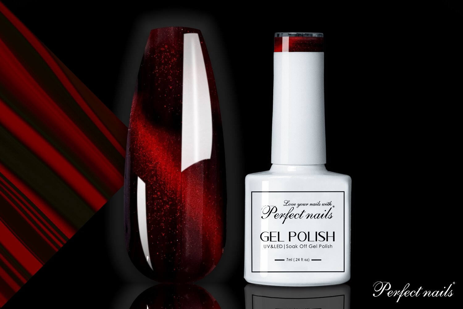 UV/LED gelinis lakas "Cat Eyes 222" | 7ml