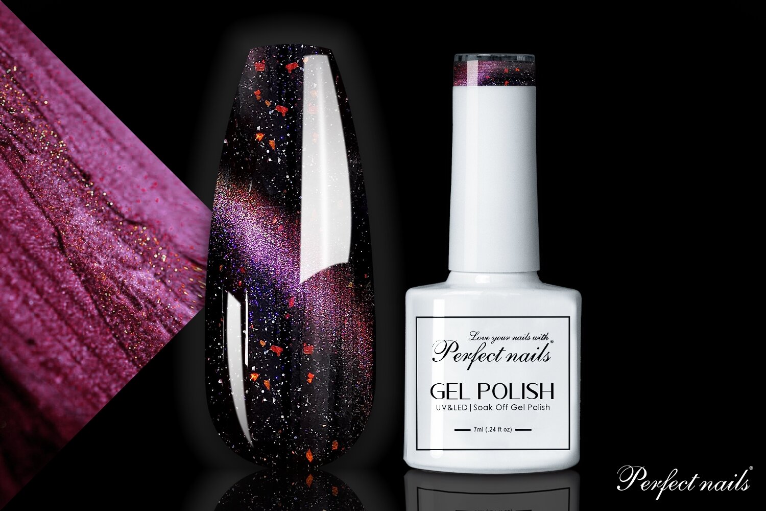 UV/LED gelinis lakas "Cat Eyes 228" | 7ml