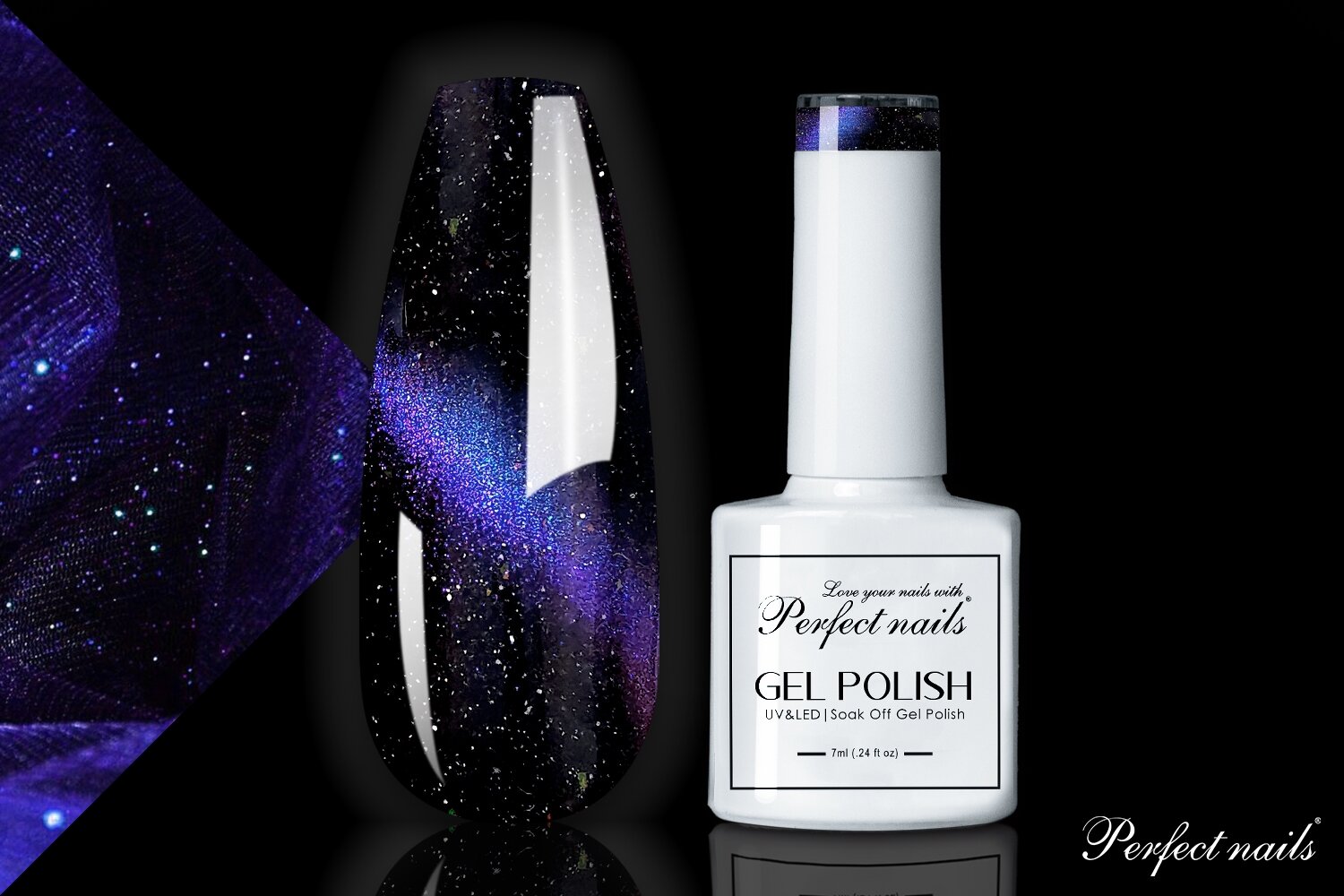UV/LED gelinis lakas "Cat Eyes 229" | 7ml