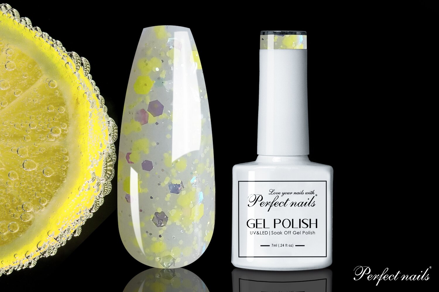 UV/LED gelinis lakas "Confetti 02" | 7ml
