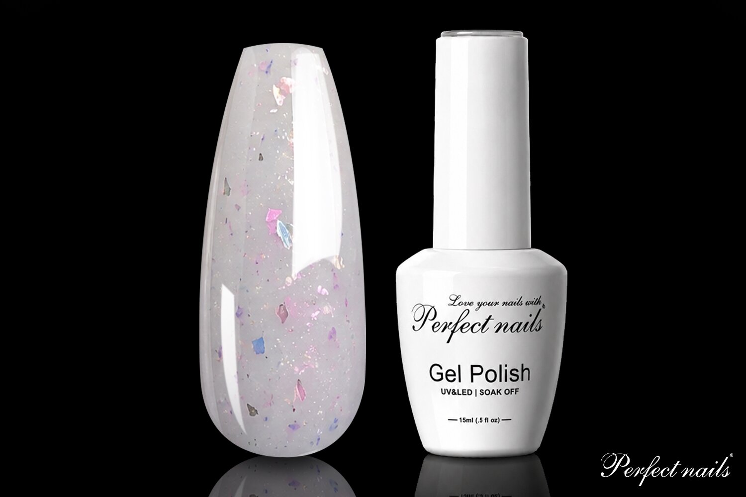 UV/LED gelio lako kaučiukinė bazė „Magnolia"