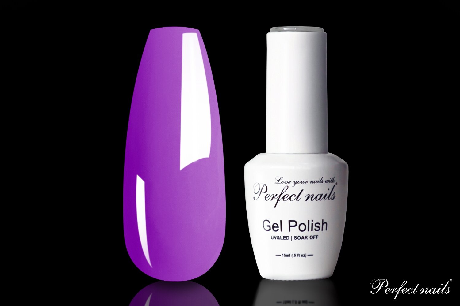 UV/LED gelio lako kaučiukinė bazė „Plum"