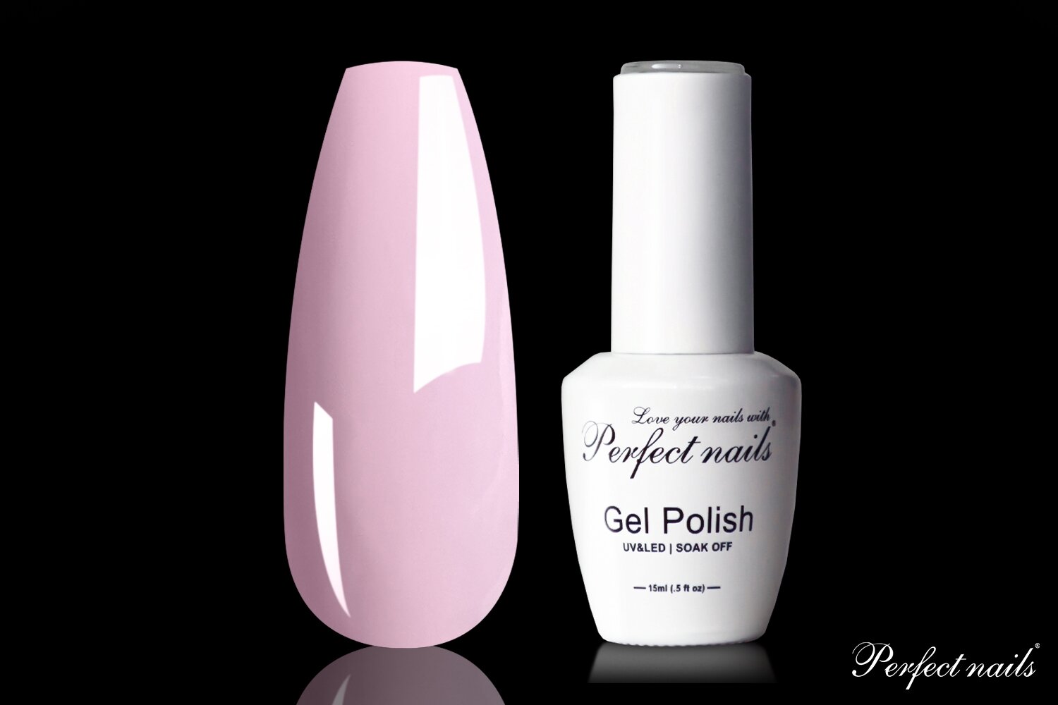 UV/LED gelio lako kaučiukinė bazė „RB Base Milky Pink“