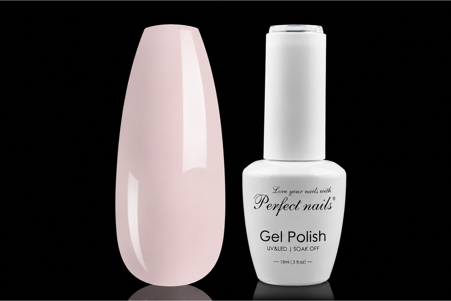 UV/LED gelio lako kaučiukinė bazė „RB Cover Base Baby Girl"