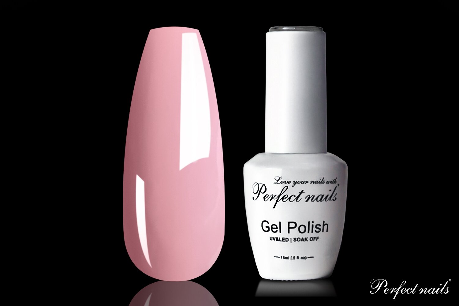 UV/LED gelio lako kaučiukinė bazė „RB Cover Base Cotton Candy"