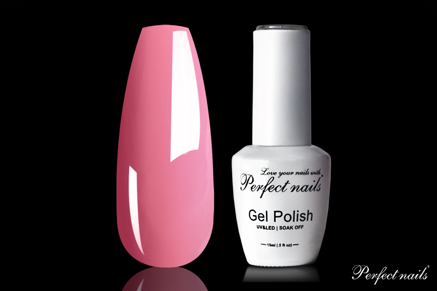 UV/LED gelio lako kaučiukinė bazė „RB Cover Base Bubble Gum“