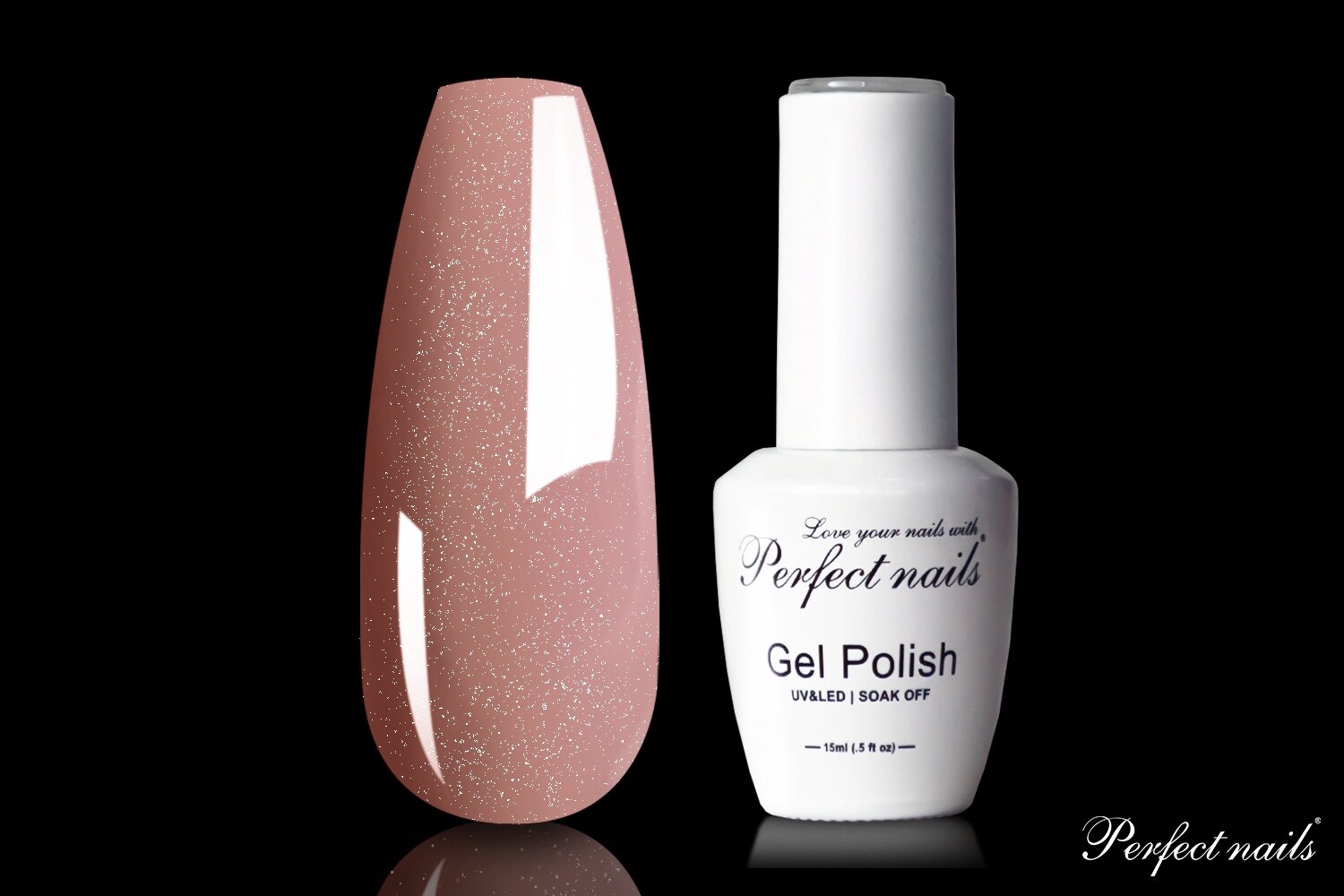 UV/LED gelio lako kaučiukinė bazė „RB OMG Caramel Base “