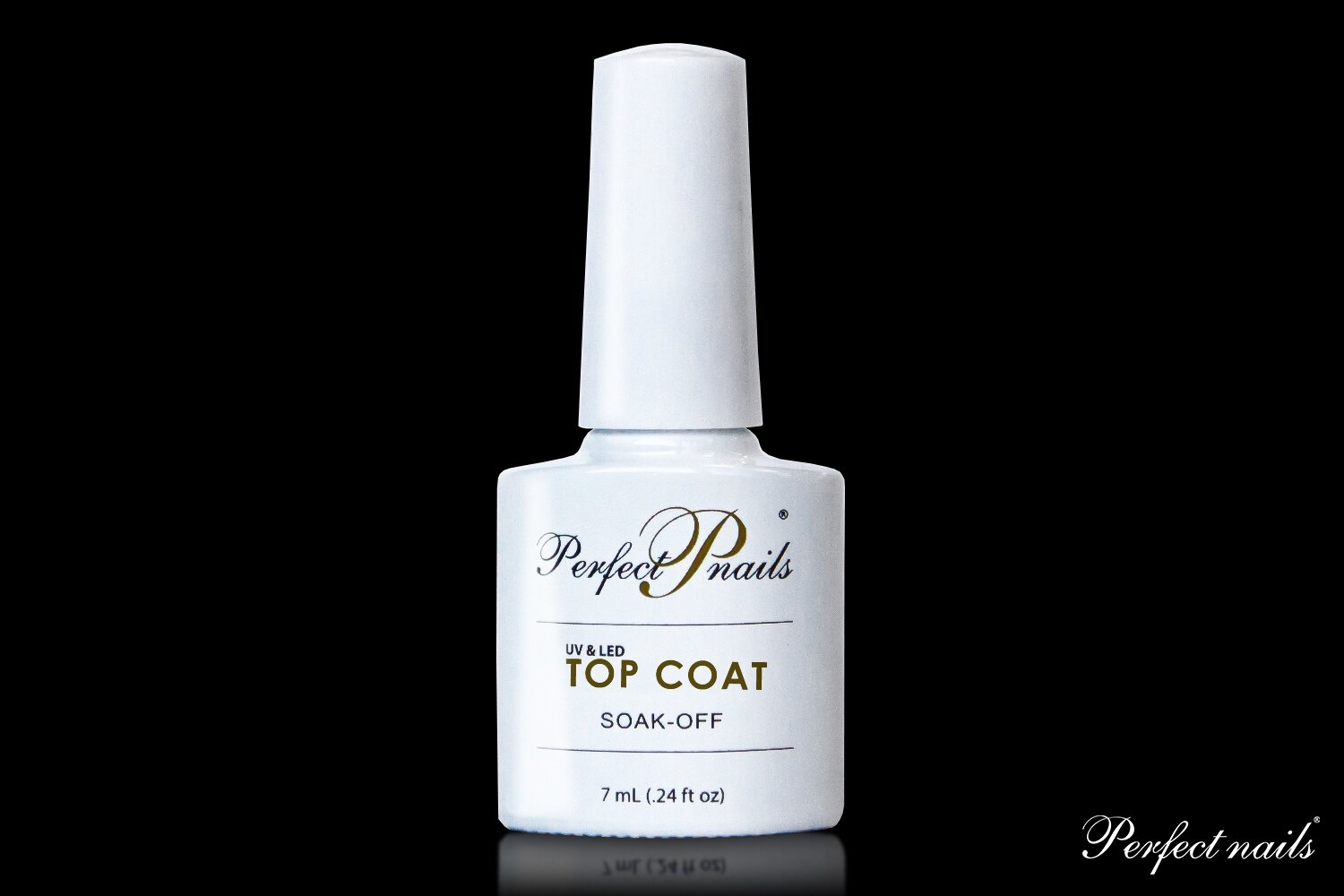 UV/LED gelio lako viršutinis sluoksnis ''Crystal Top Coat'', 7 ml