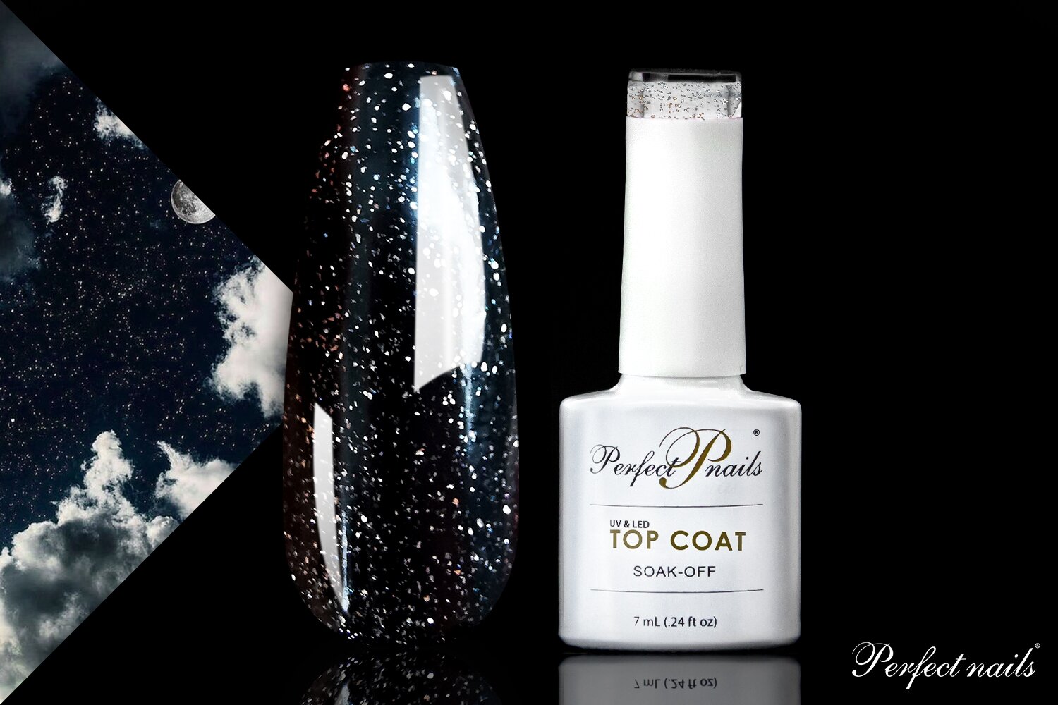 UV/LED gelio lako viršutinis sluoksnis ''Star Top Coat'' | 7 ml