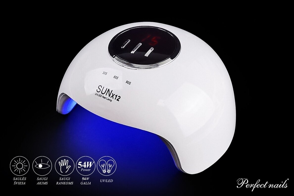 UV/LED hibridinė lempa "SUN X12" | 54W