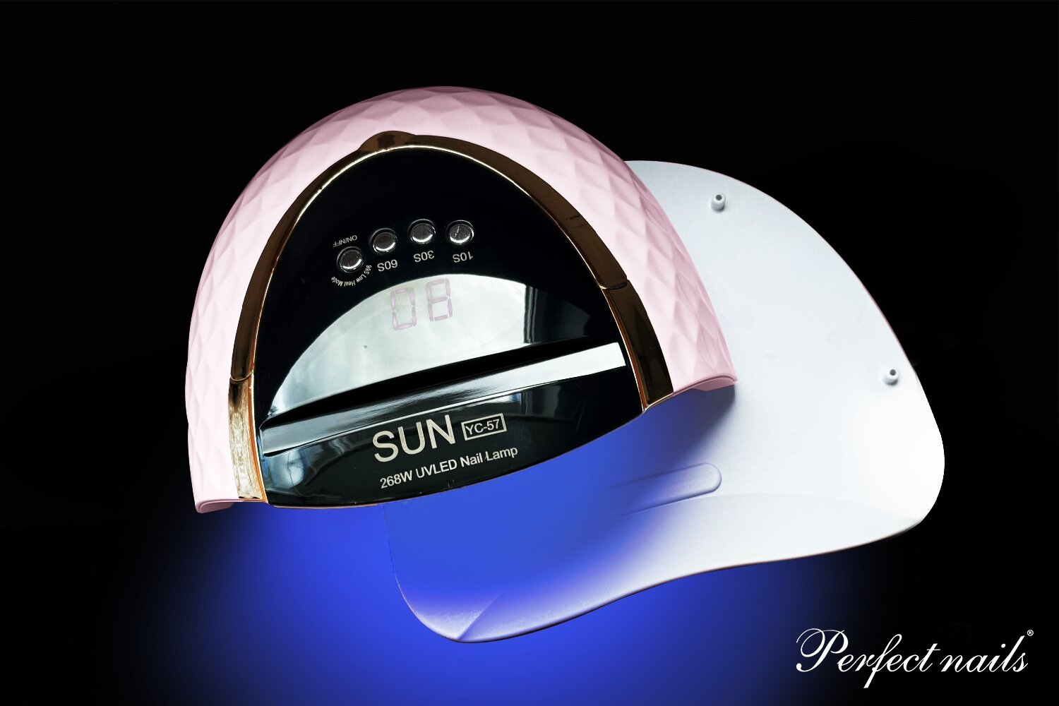 UV/LED lempa 268W | Sun YC-57 Rožinė